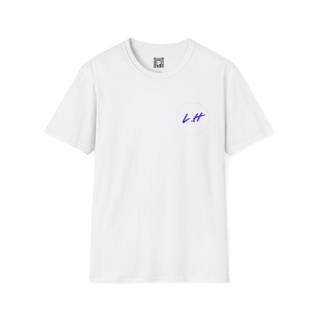 Minimal 'L.H' Signature Tee — Casual Chest Logo T-Shirt