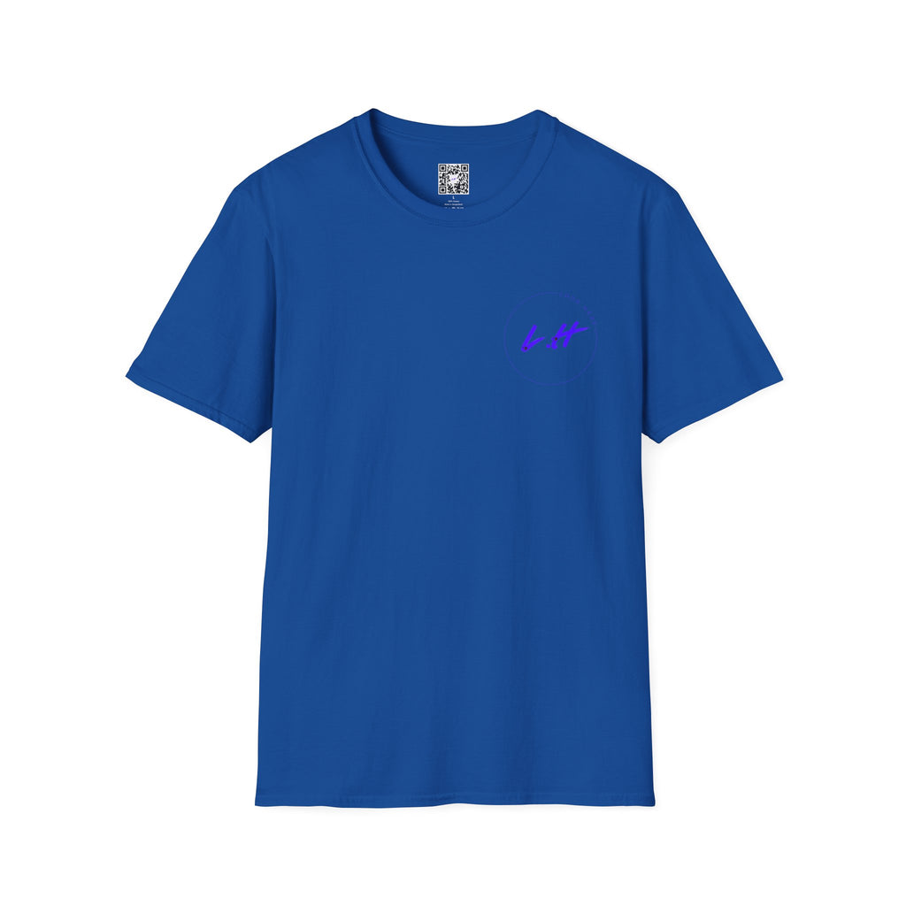 Minimal 'L.H' Signature Tee — Casual Chest Logo T-Shirt