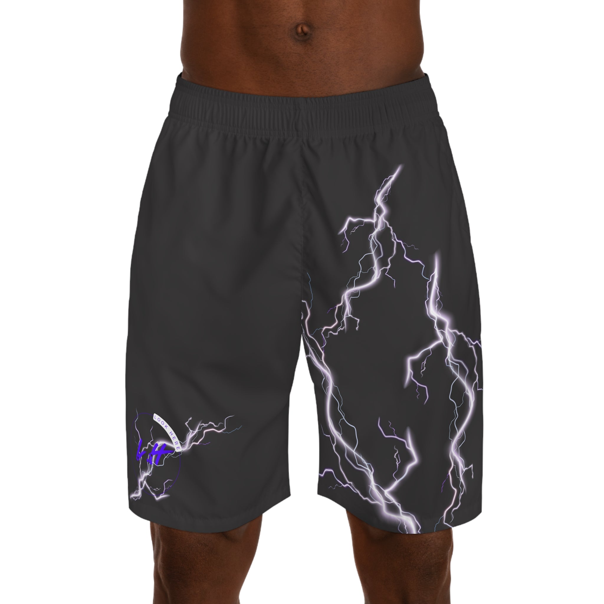 Lightning Bolt Jogger Shorts