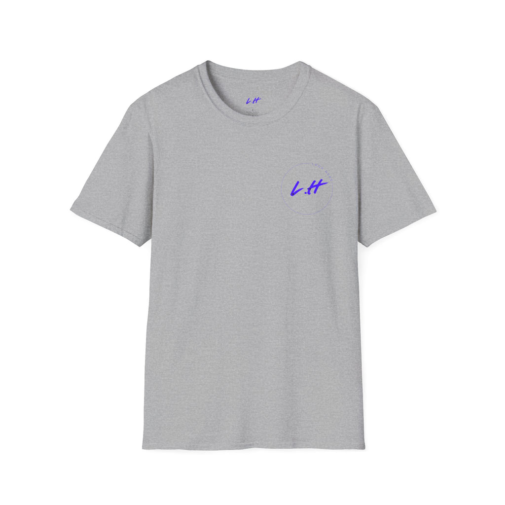 Minimal 'L.H' Signature Tee — Casual Chest Logo T-Shirt