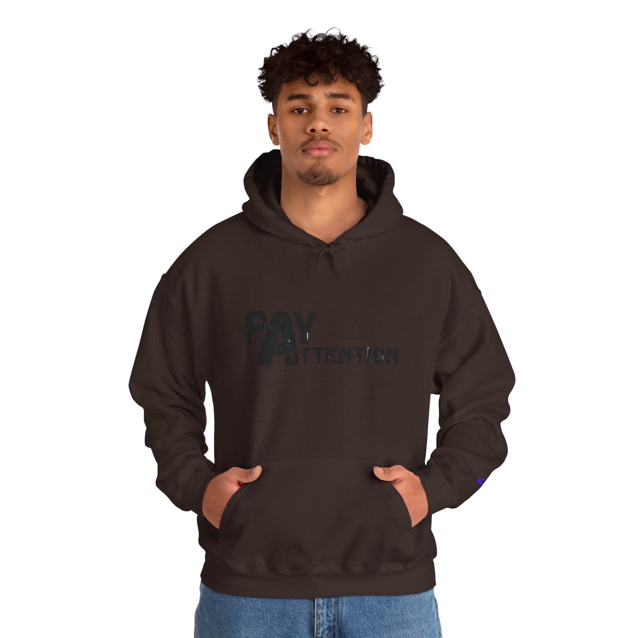Pay Attention Hoodie —  Streetwear Hooded Sweatshirt