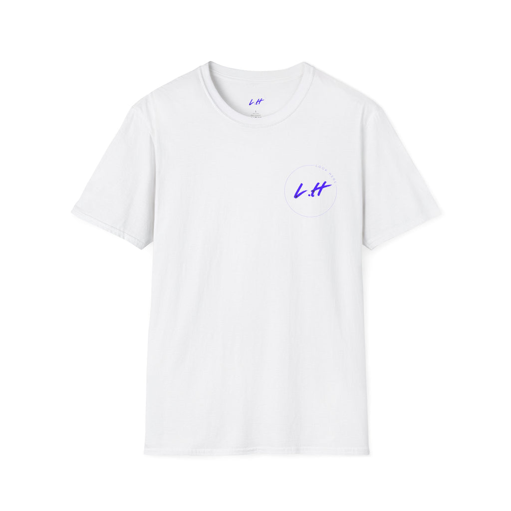 Minimal 'L.H' Signature Tee — Casual Chest Logo T-Shirt