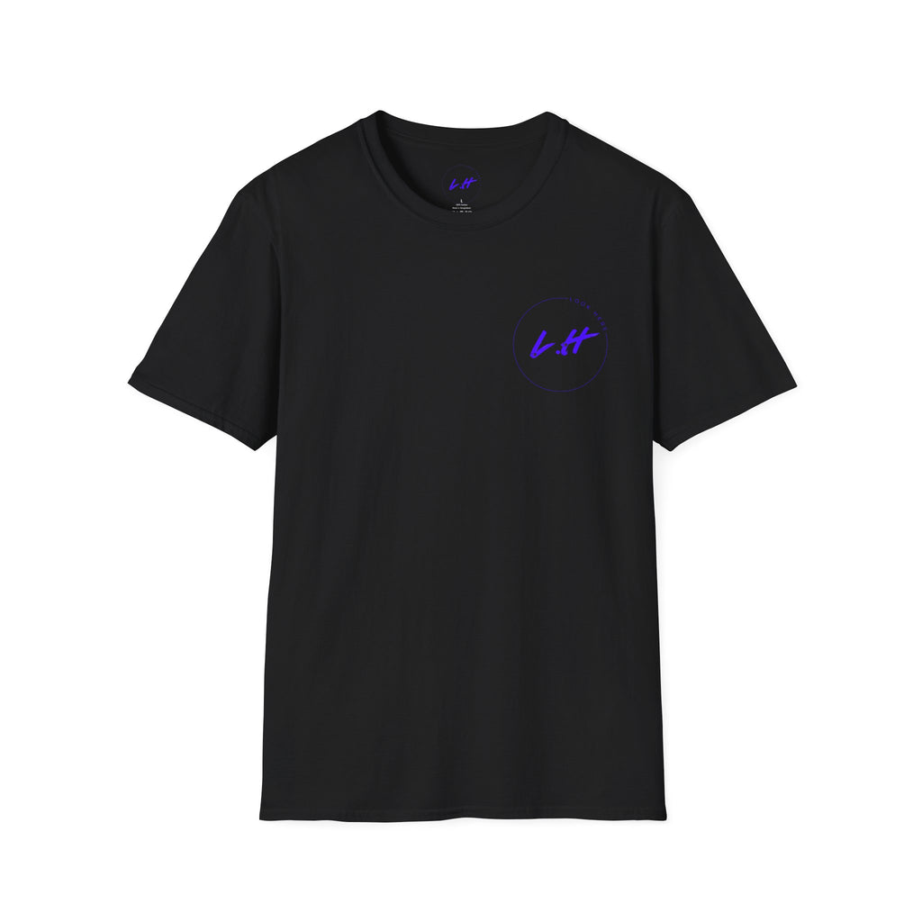 Minimal 'L.H' Signature Tee — Casual Chest Logo T-Shirt