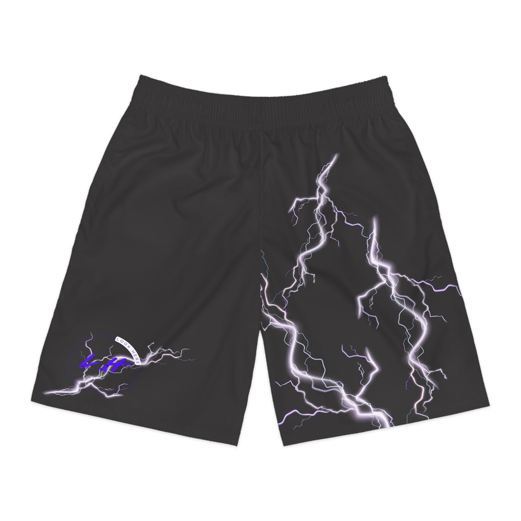 Lightning Bolt Jogger Shorts